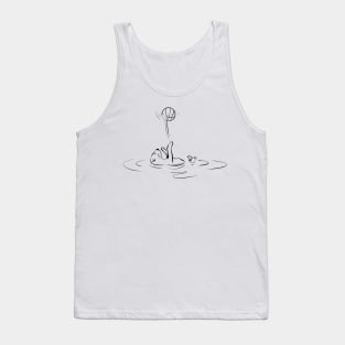 Otter Shooting Hoops Tank Top